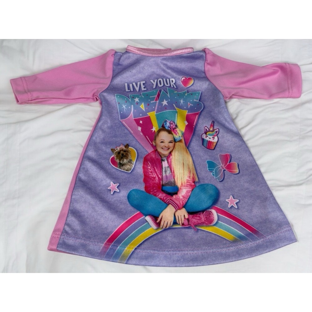 Jojo Siwa Doll Pajama Nightgown Fits 18" Dolls